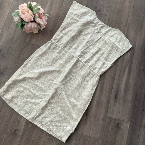 New Merona Linen Cottage Core Floral Dress - Picture 5 of 5